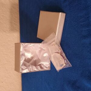 4/$20 Purple beaded hoop earrings